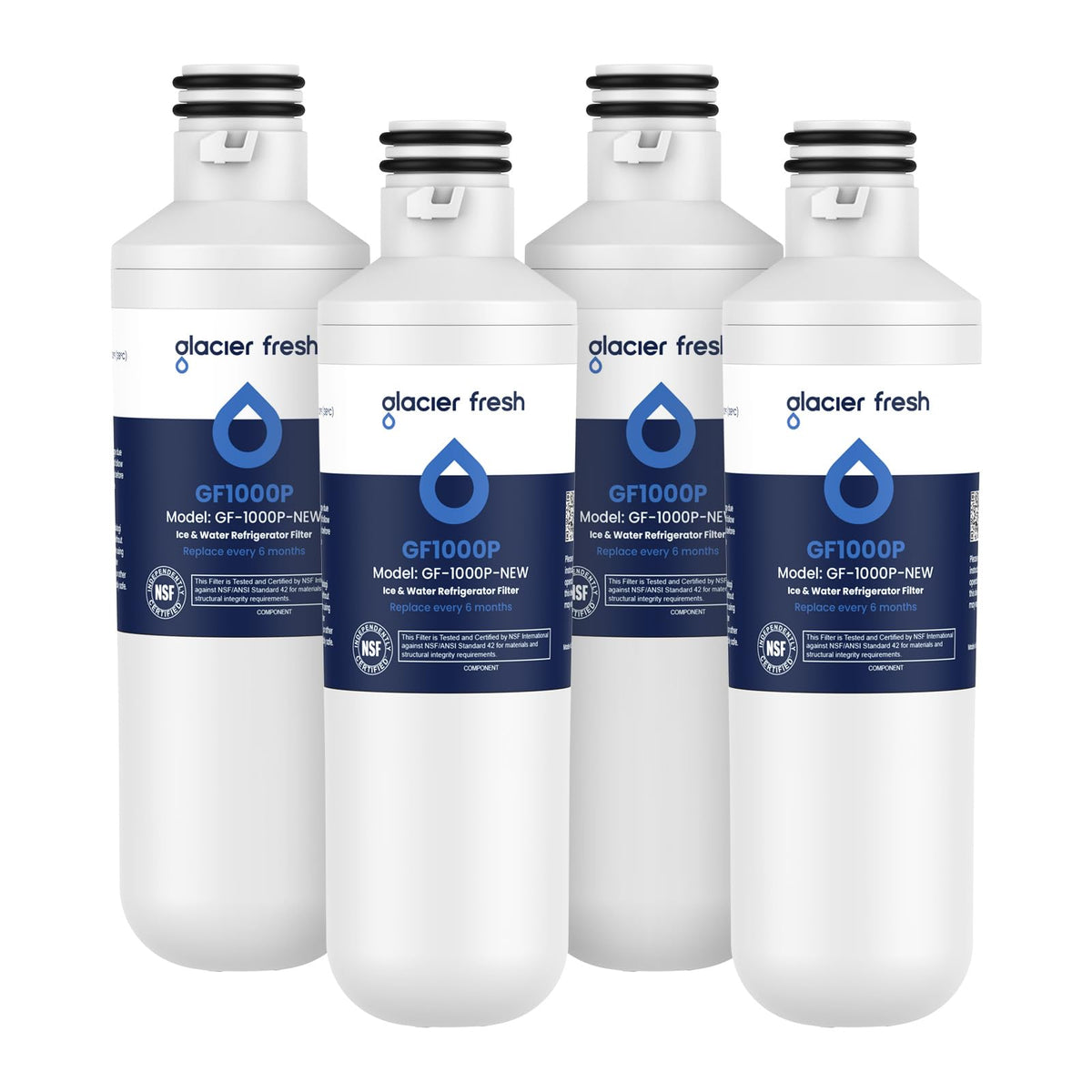 Water Filter LT1000PC Replacement for LG Refrigerator (Refrigerator Water Filter / 4 Count (Pack of 1))