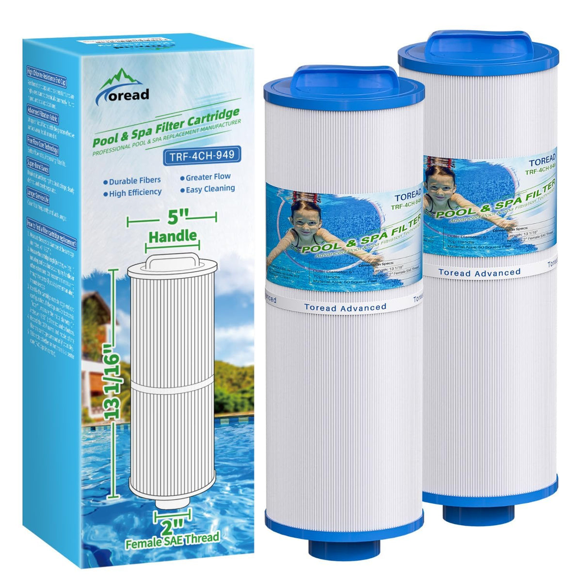 4CH 949 Spa Filter Replaces PWW50L