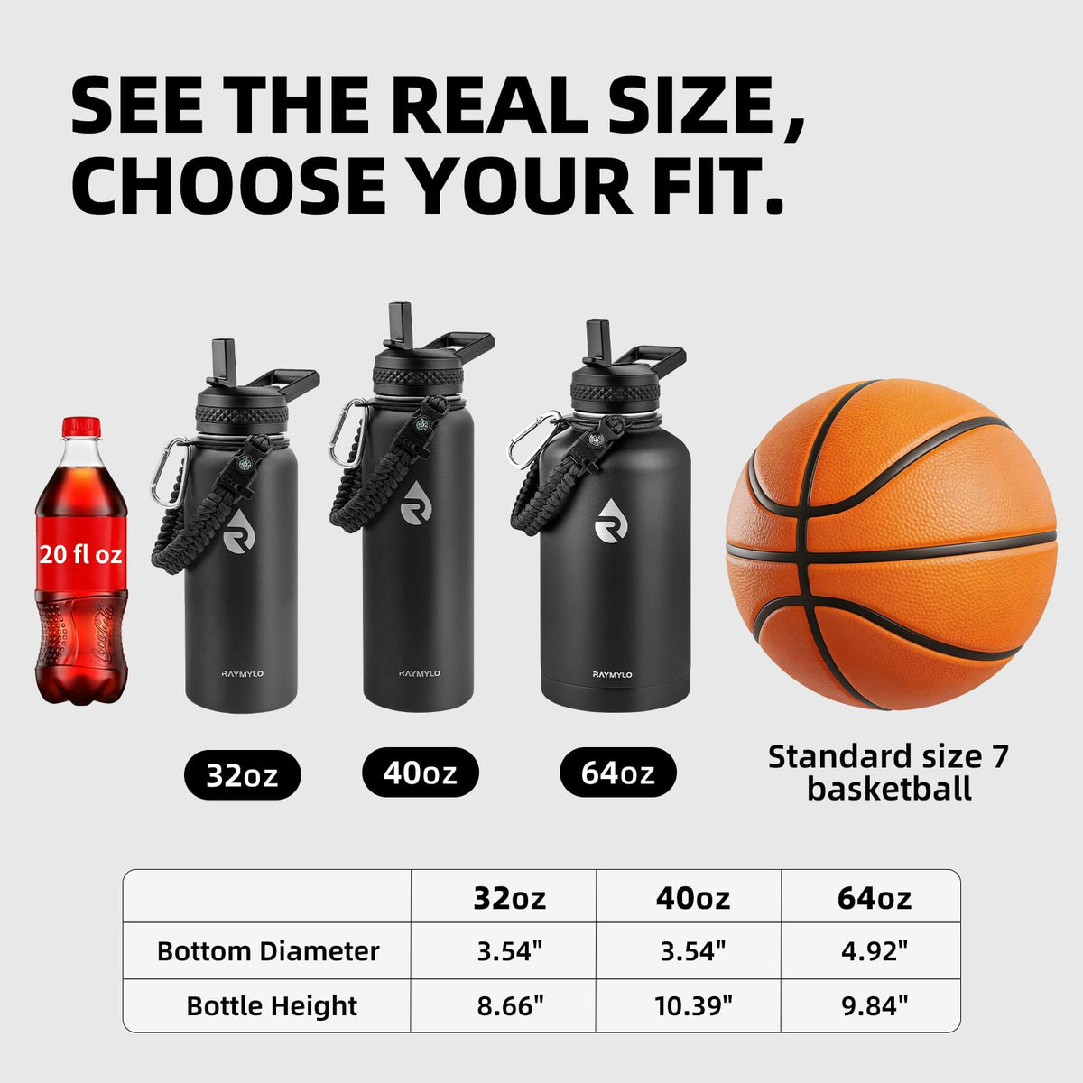Insulated Water Bottle 40 oz (Starry Indigo Black Gradient / 40 Ounces)