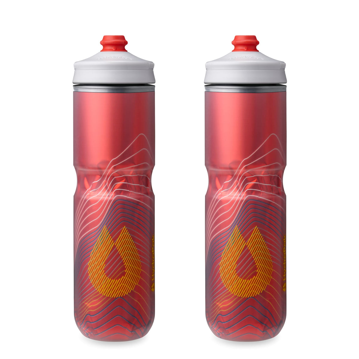 Polar Surge Insulated Bike Water Bottle (Ascent Red / 24oz/700ml)