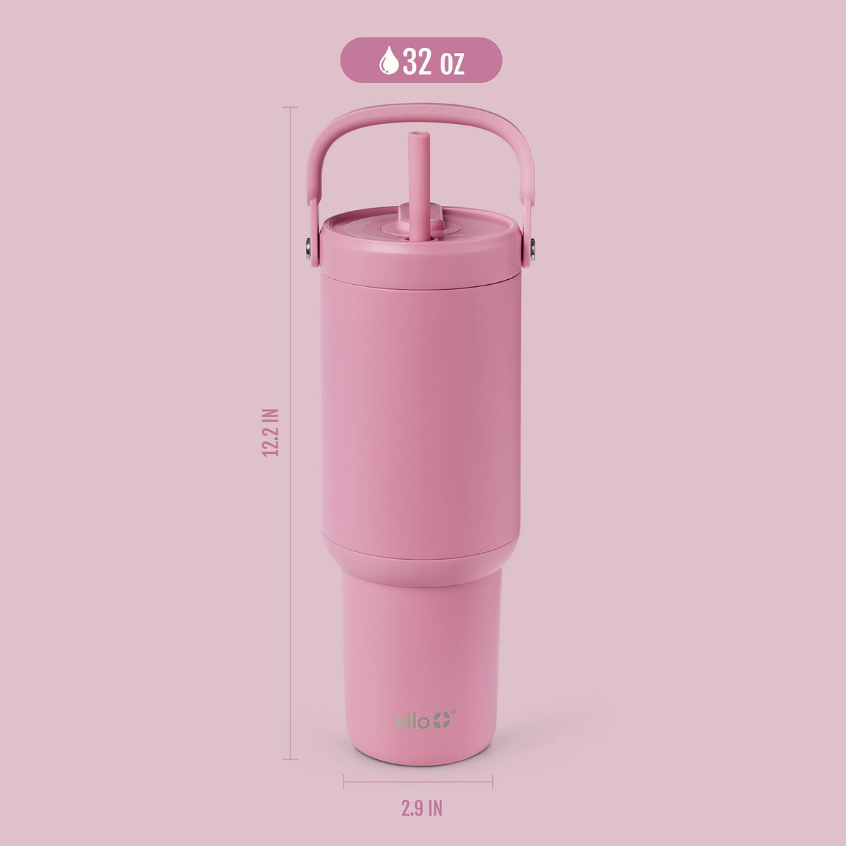 Oasis Go+ 32oz Tumbler with Top Handle and Retracting Straw (32 Ounces / Silk Chiffon)