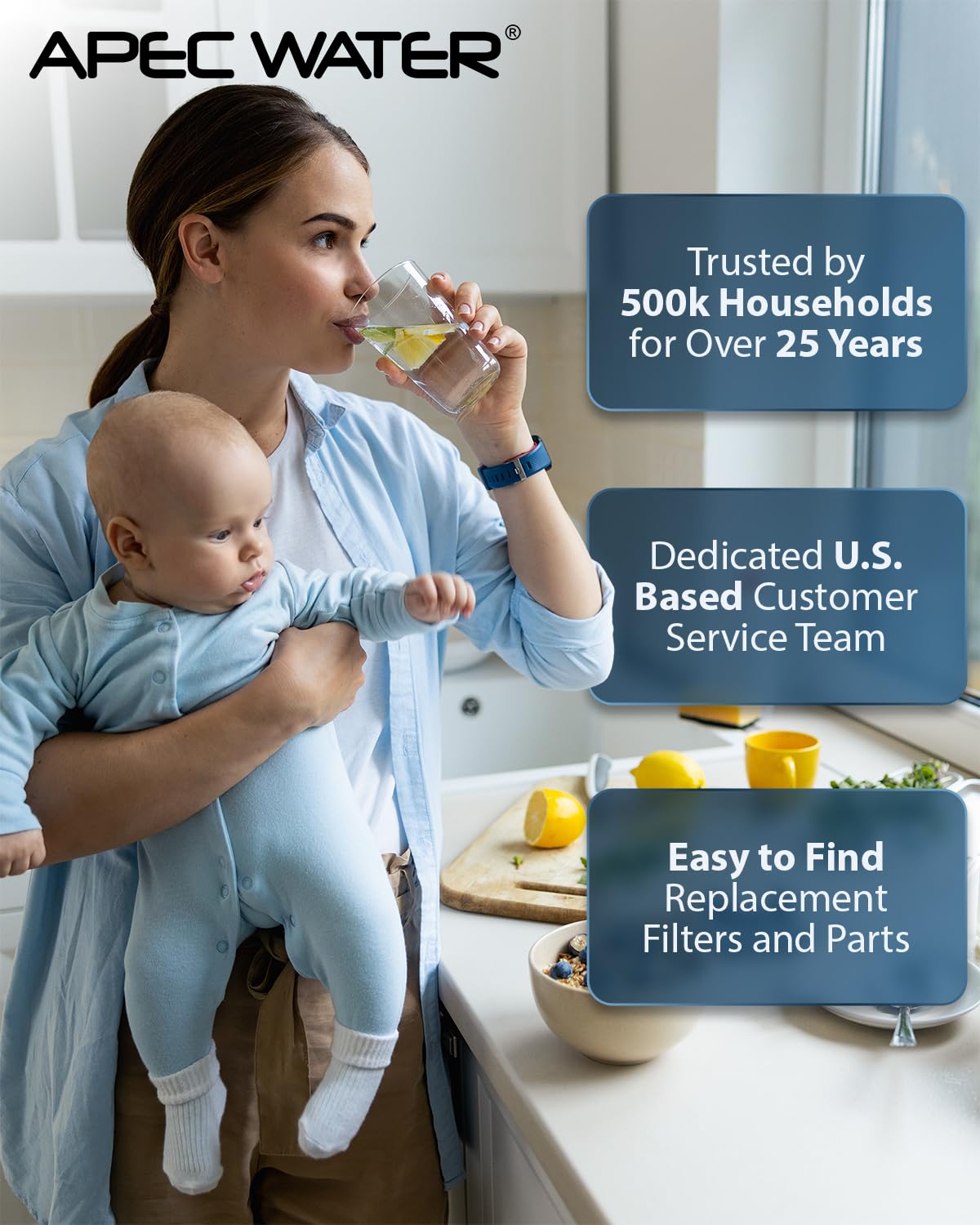 ROCT C1 Countertop Reverse Osmosis Water Filter (Countertop RO System)