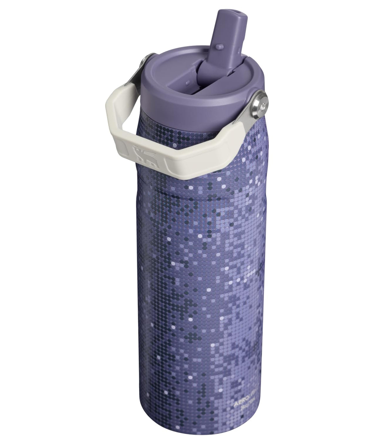IceFlow Flip Straw 2.0 Bottle (Purple Umbra Pixel / 24 Ounces)