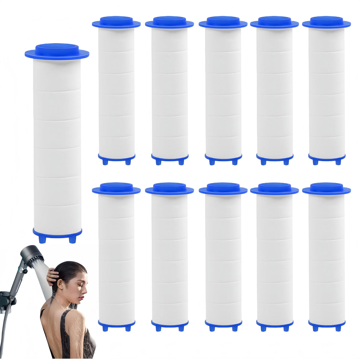 10Pcs Shower Head Filter Drivese