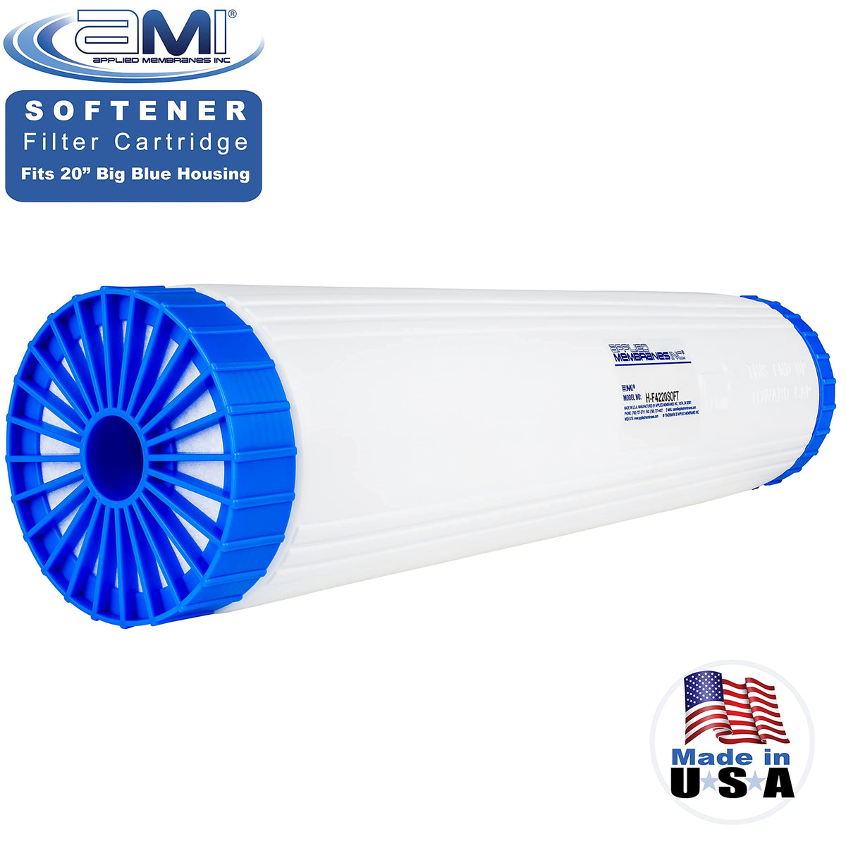 AMI Water Softening Filter Cartridge (4.5 Inch x 20 Inch)