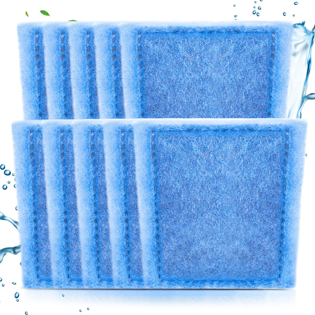10 Pack Rite Size C Filter Cartridges Compatible with MarineLand Filters (10 Pack)