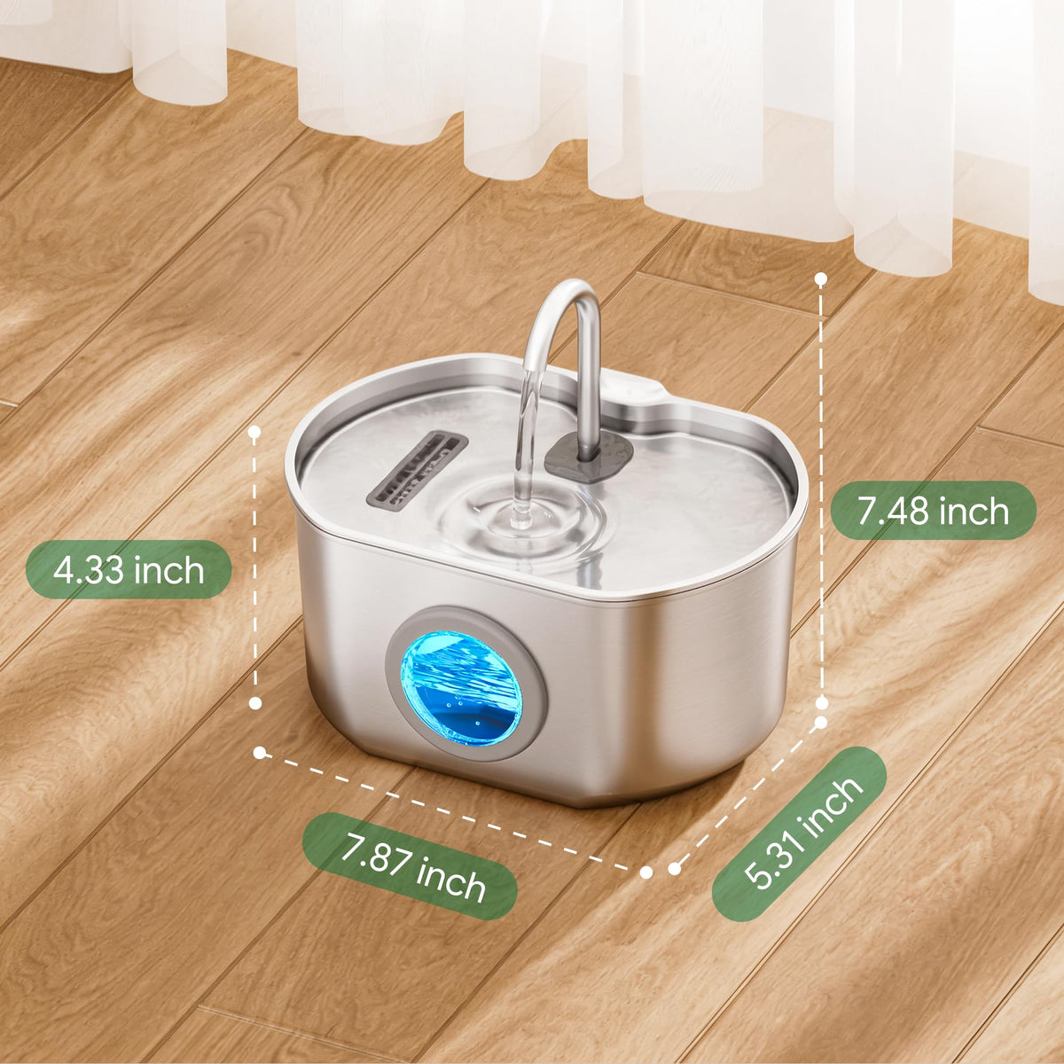 Cat Water Fountain Stainless Steel