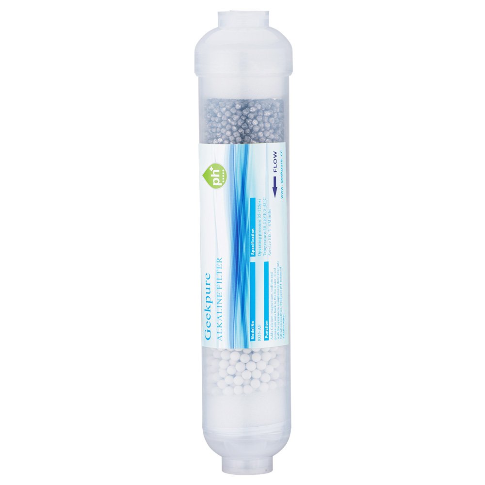 10 inch Inline Alkaline pH+ Water Filter