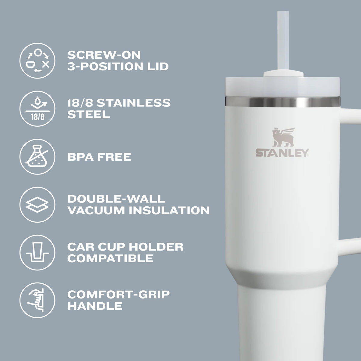 Quencher H2.0 Flow State Tumbler (40 Ounces / Tigerlily)