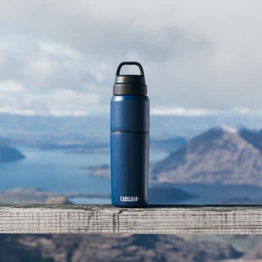 MultiBev Water Bottle & Travel Cup (17 oz / Coastal/Lagoon)