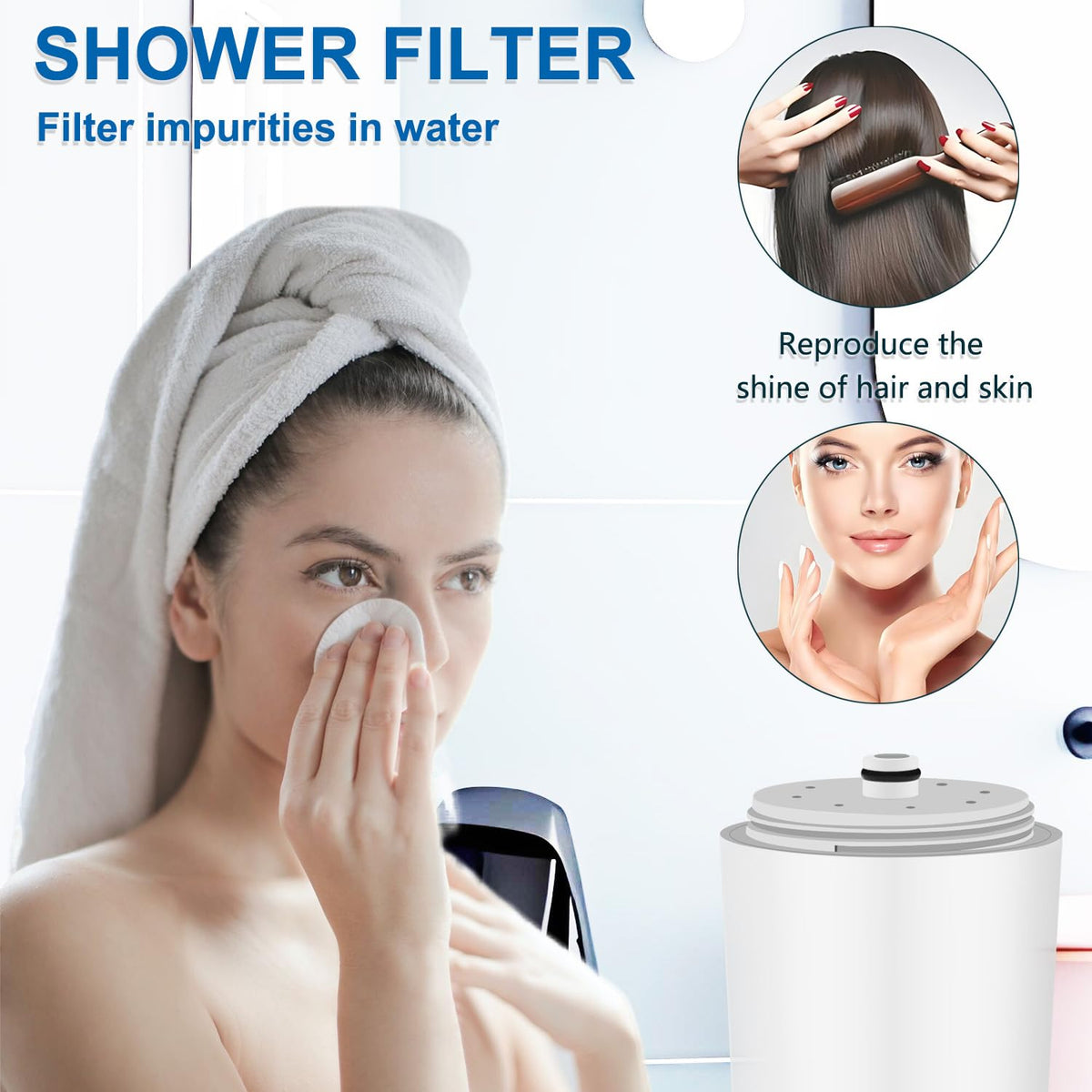 2 Packs Water Filter Compatible with Aquasana AQ
