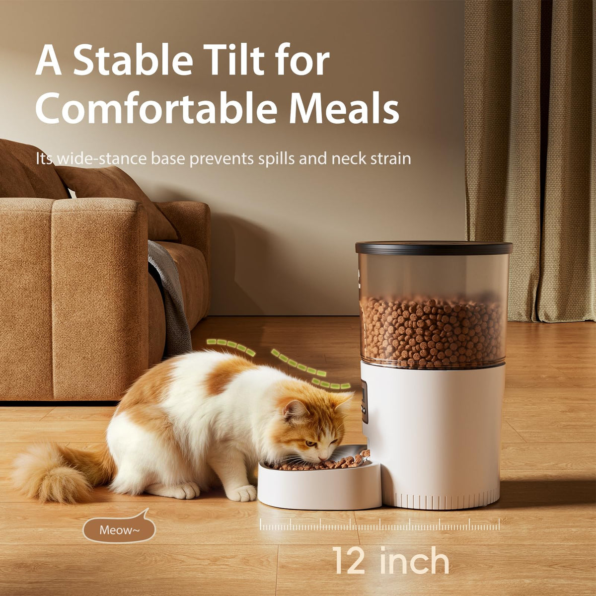 Automatic Cat Feeder (3l / White Black)