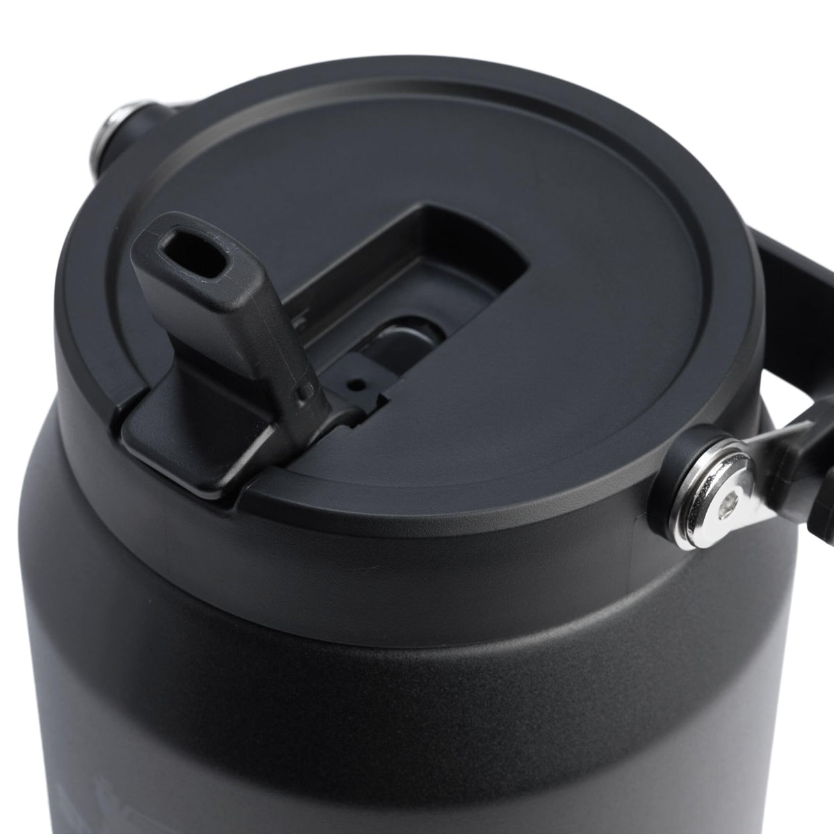 IceFlow Flip Straw 2.0 Jug (Black / 64 Ounces)