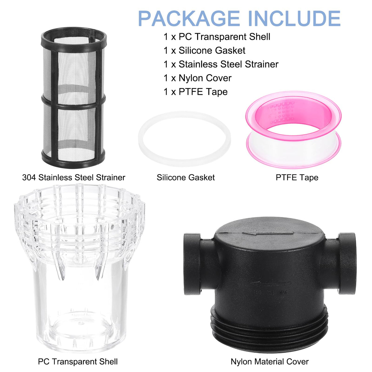 Pressure Washer Filter 1 (1/2" / 80 Mesh)