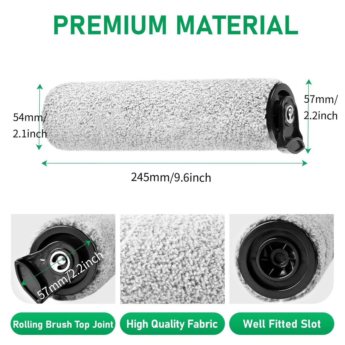 Repalcement Brush Roller & HEPA Filters Kit for Tineco S3 (FLOOR ONE S3/iFLOOR 3 Roller+Filters)
