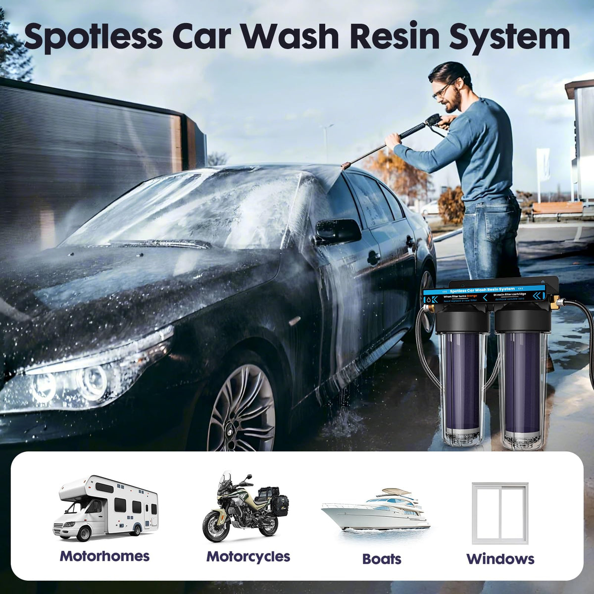 Spotless Water System for Car Wash (10*2.5 inch)
