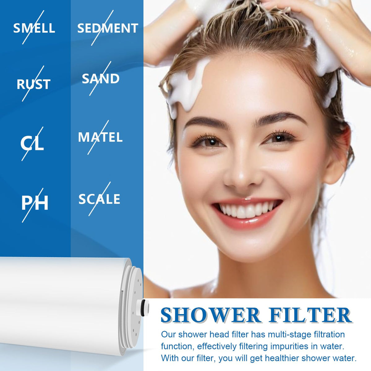 2 Packs Water Filter Compatible with Aquasana AQ