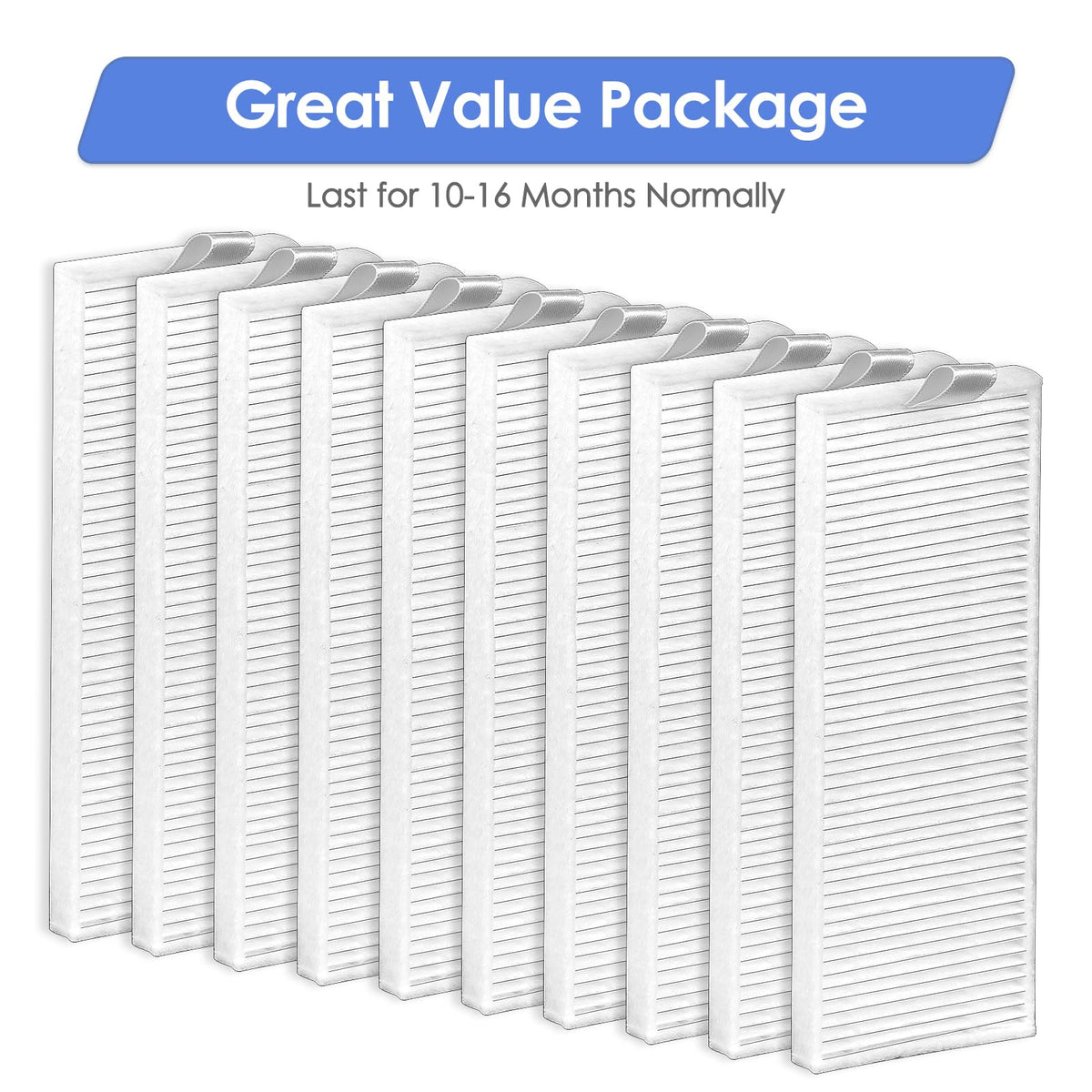 10 Pieces) HEPA Filter Compatible with Lefant M210B M213S M210S M210 M213, OKP Life K2 K3 K3A K4 K5, Replacement Parts Vacuum Filters (NOT FOR M210 PRO) (Lefant M210 filter (10 Pieces))