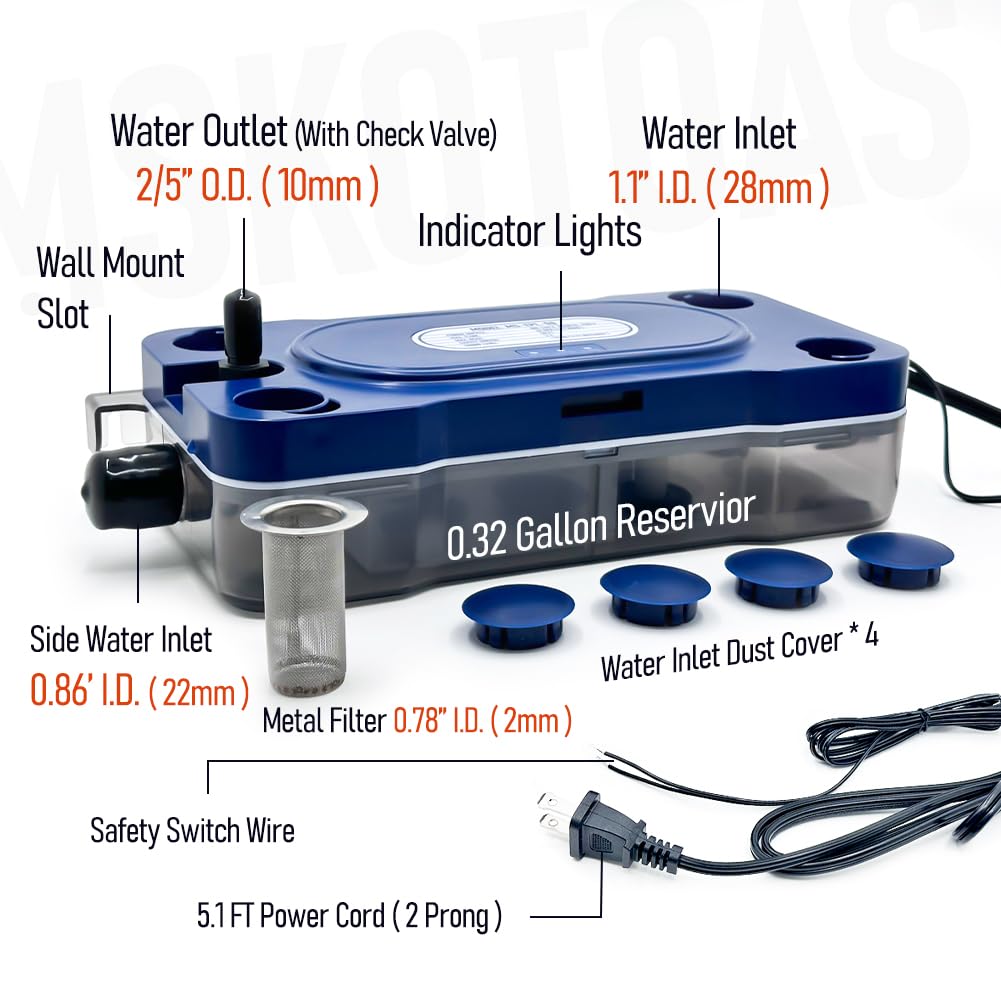 Low Profile Condensate Pump for HVAC