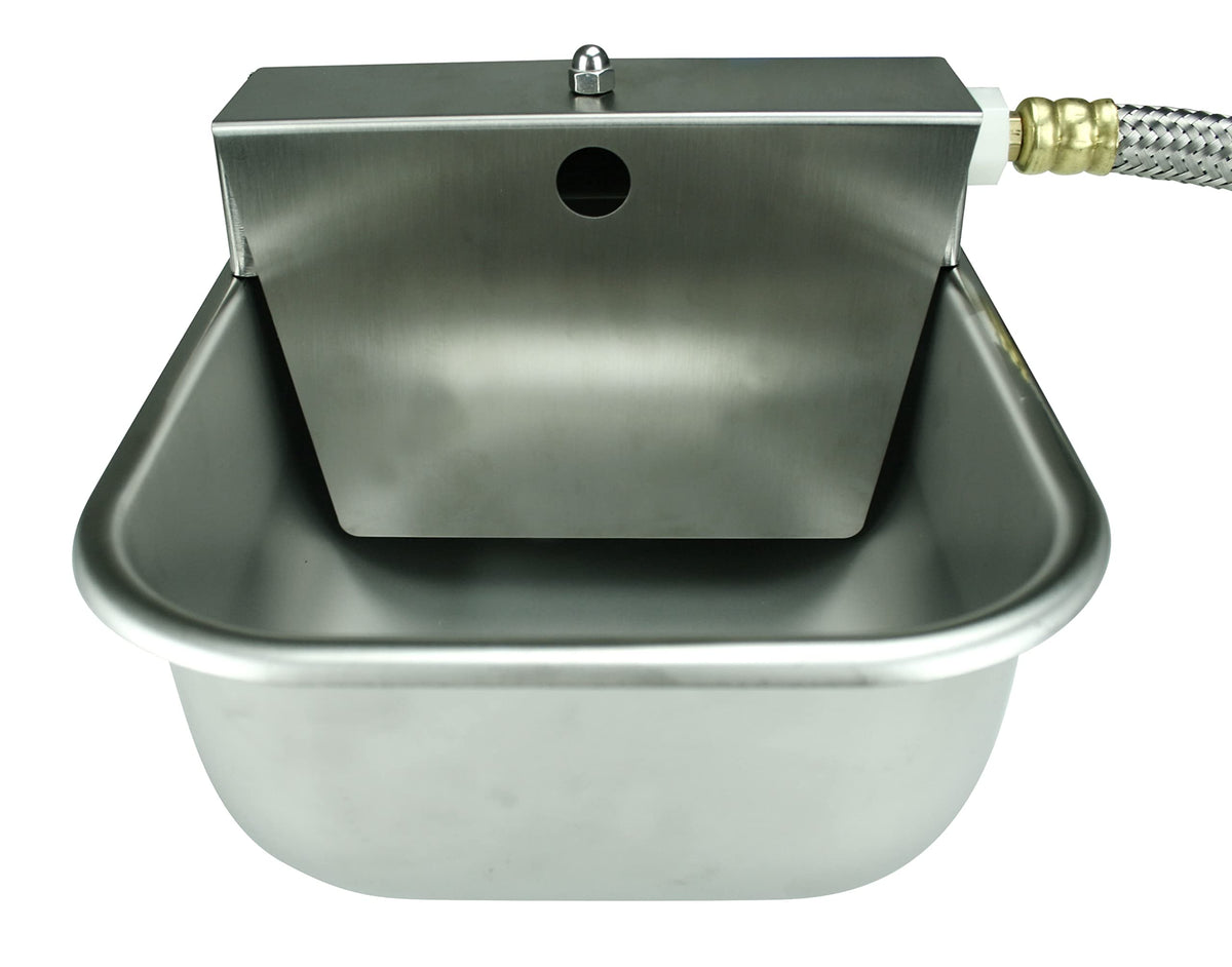 Nelson Rust Proof Stainless Steel Outdoor Automatic Dog Waterer Bowl