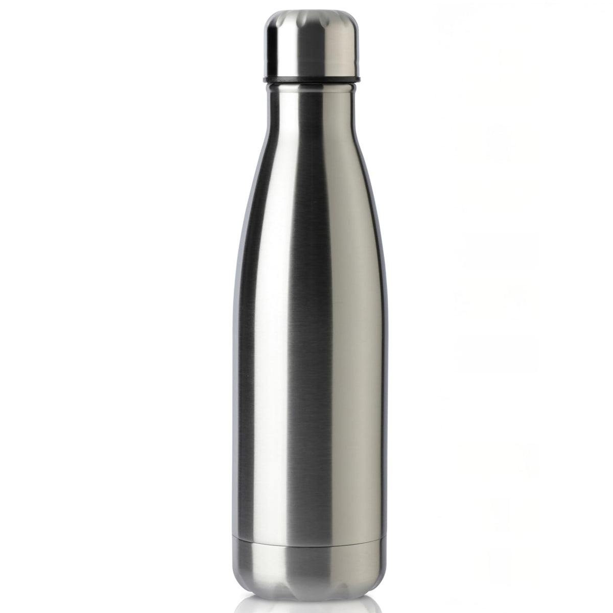 17oz Sport Water Bottle Vacuum Insulated Stainless Steel Leak (Silver)