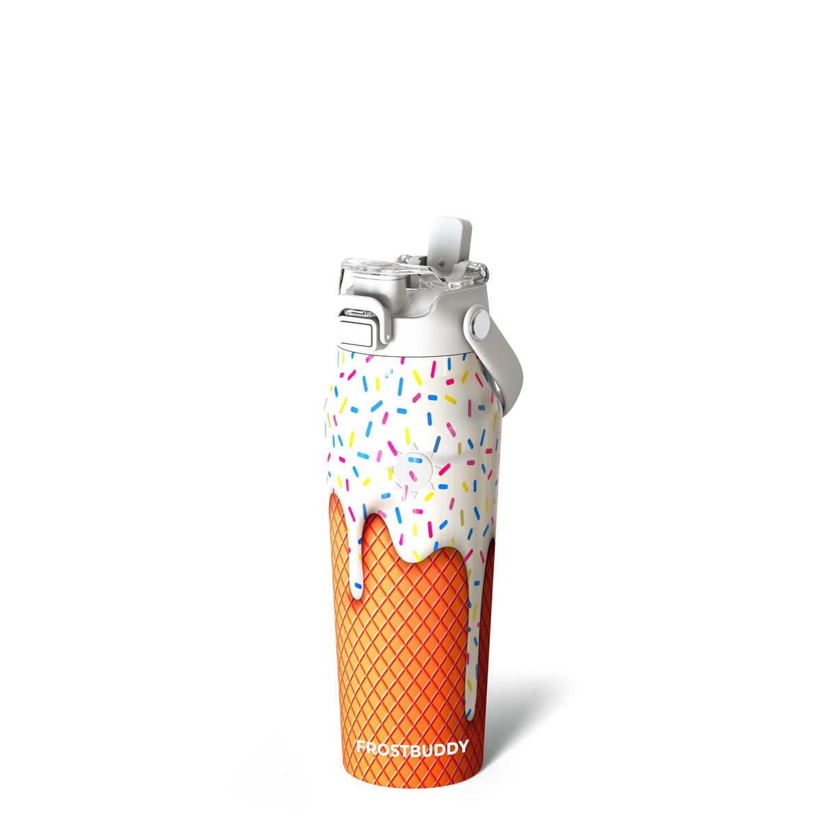 24oz Insulated Water Bottle (Vanilla Ice Cream / 24 Ounces)