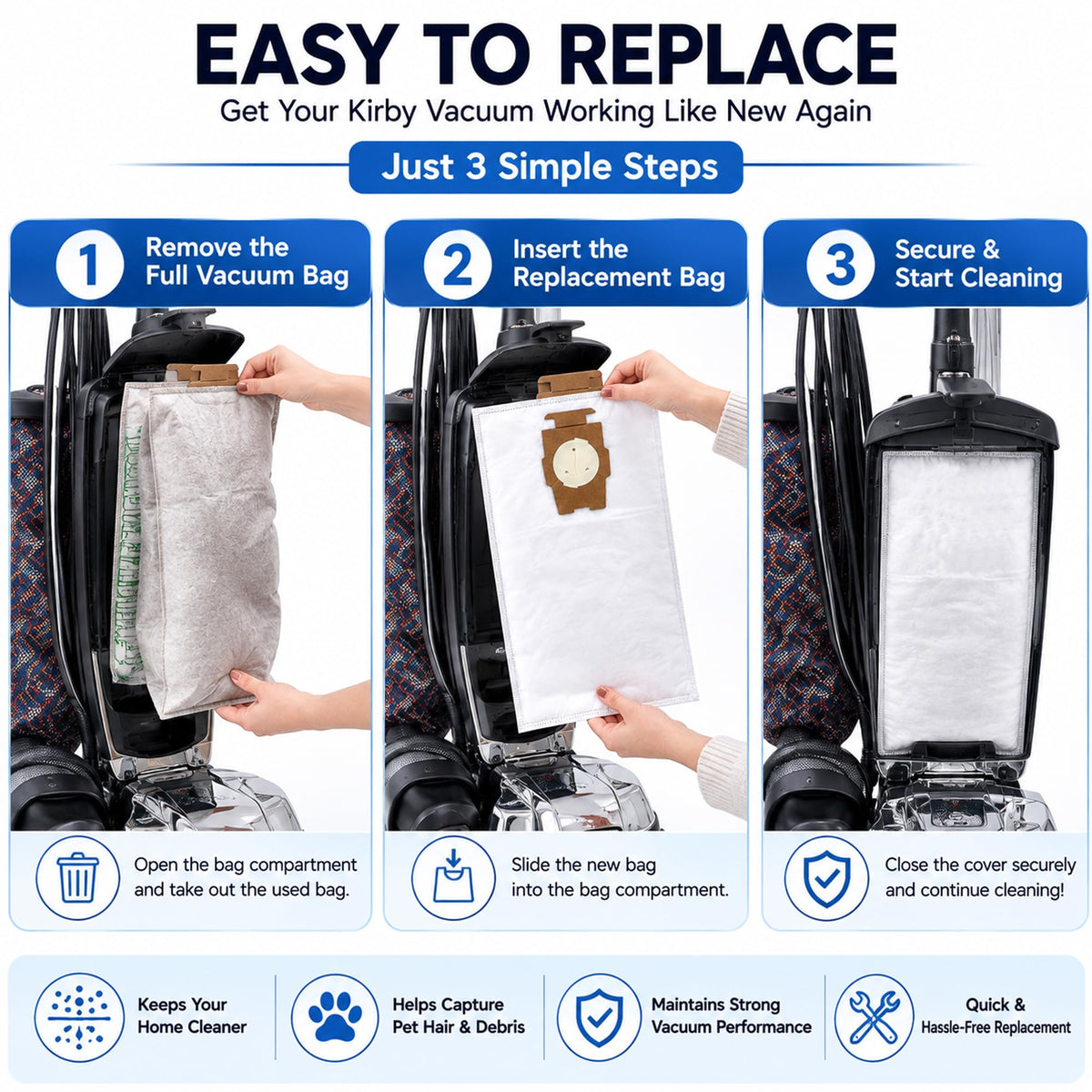 Vacuum Bags Compatible with Kir (18 pack)