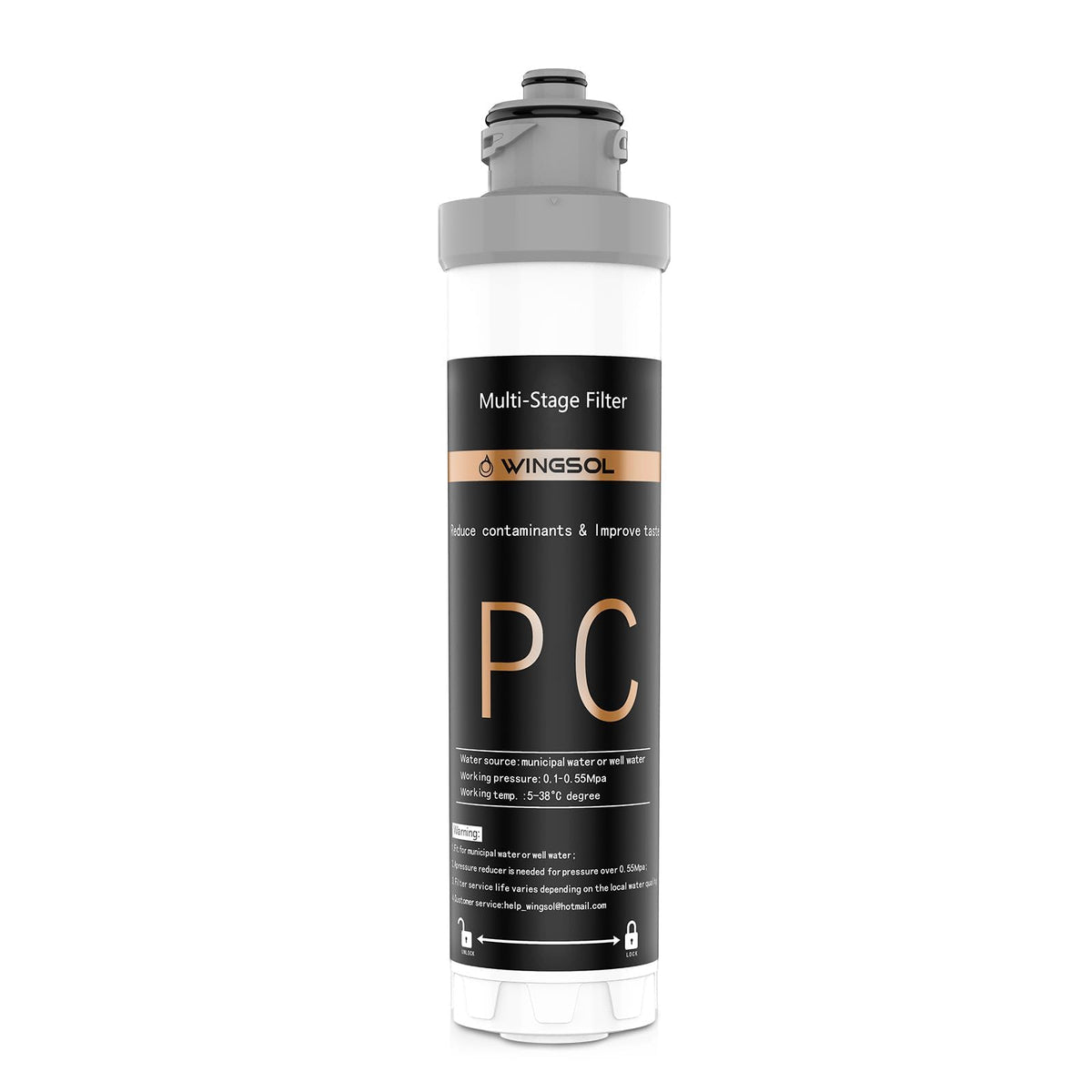 Replacement Filter Cartridge for Under Sink Water Filter Compatibel with (Replacement Filter)