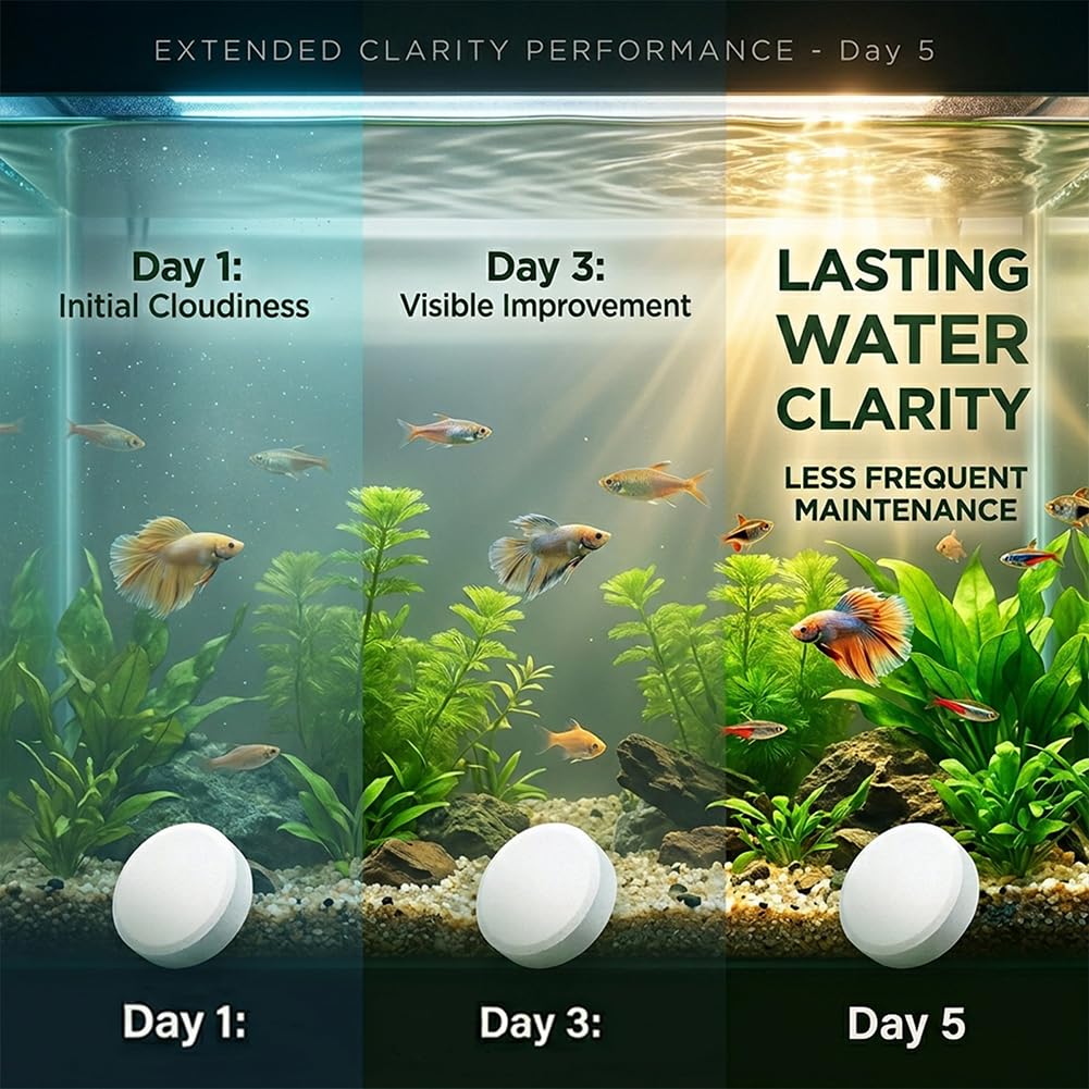 Water Purification Tablets for Fish Tank (9pcs)