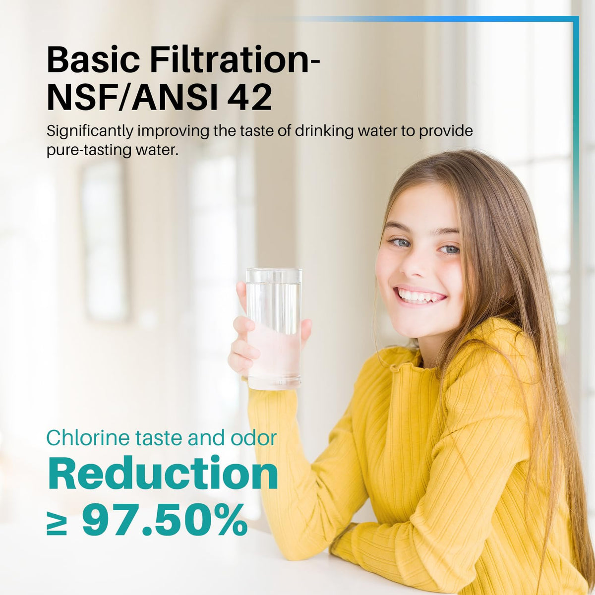 RWF0600A NSF401&53&42 Replacement for GE MWF (3 Count (Pack of 1) / PFOA&PFOS, Ibuprofen, Phenytoin Removal)