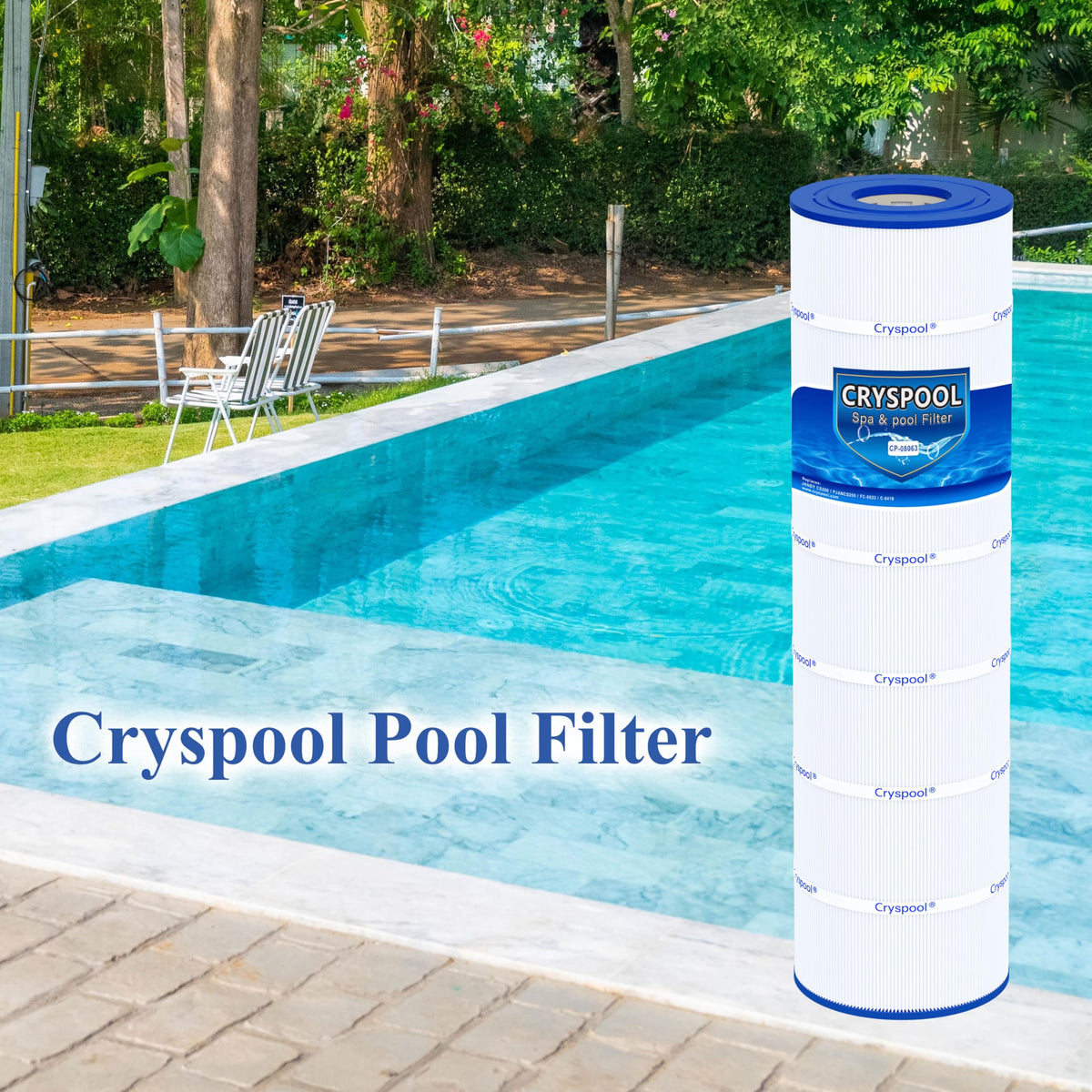 08063 Pool Filter Cartridge Compatible with Jandy CS200