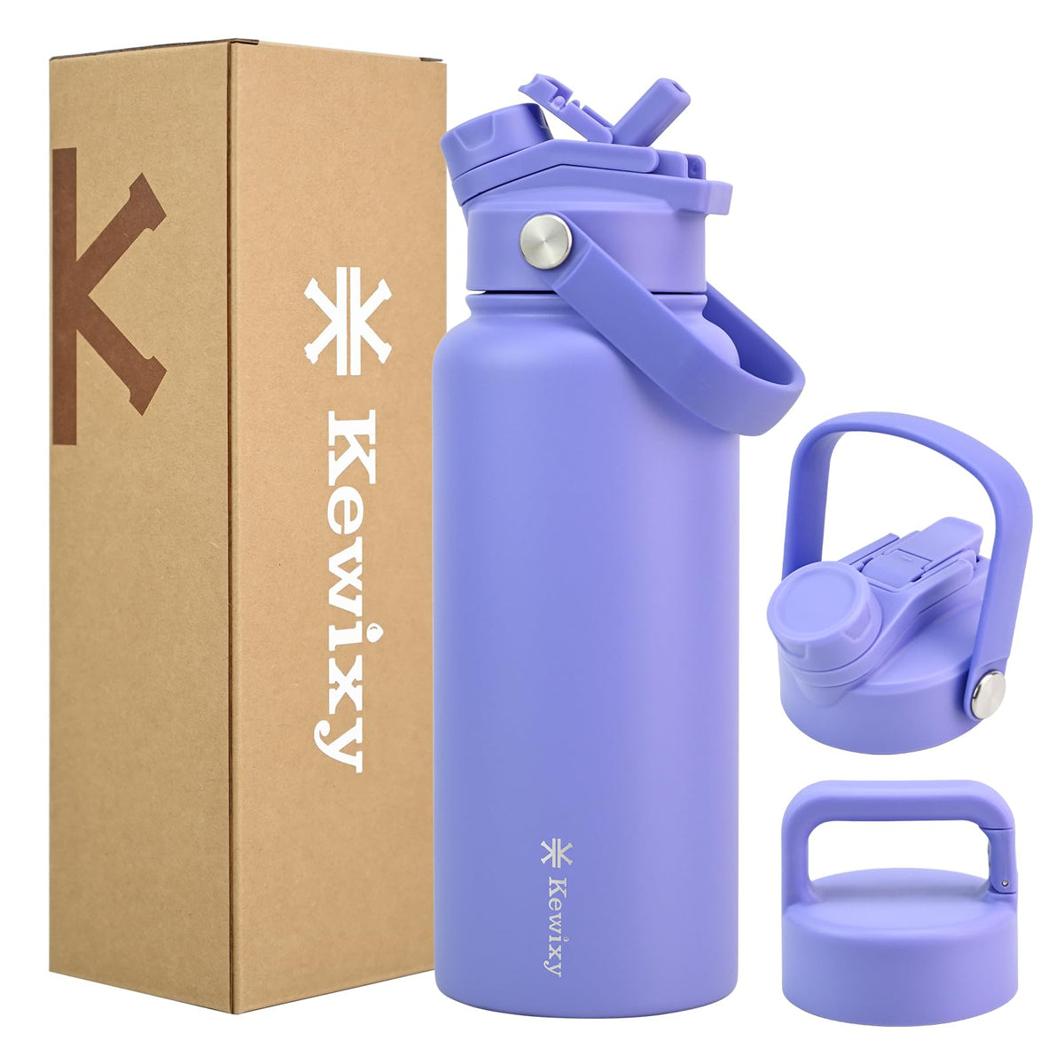 32 oz Insulated Water Bottle (Aurora Blue / 32 Ounces)