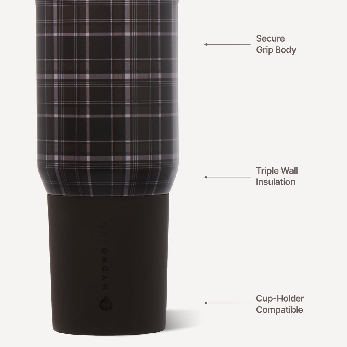 Sport 20 oz Insulated Stainless Steel Water Bottle (Flannel / 20 Ounces)