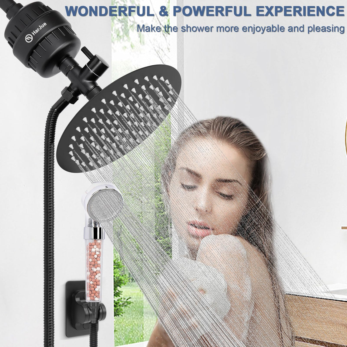 Filter Shower Head (Matte Black)