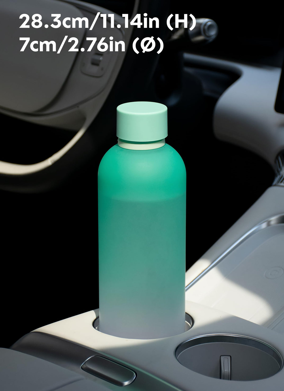 Slim 32oz Water Bottle BPA (09 Bubblegum Cyan Pink / 32 Ounces)