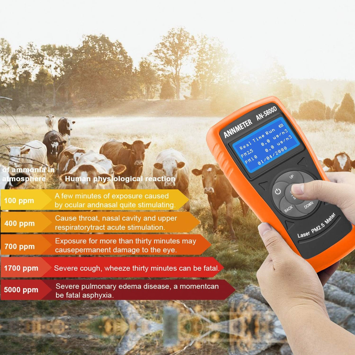 Air Quality Monitor (orange)