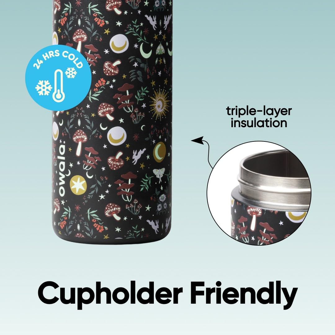 FreeSip Stainless Steel Water Bottle 24 oz Wild Whimsy (Wild Whimsy / 24 Ounces)