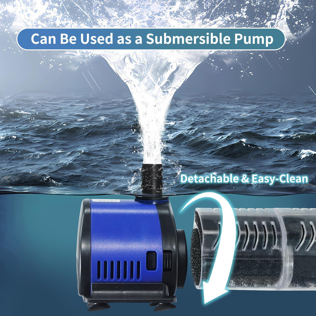 Aquarium Filter for Fish Tank (Large fit 40-150gal)