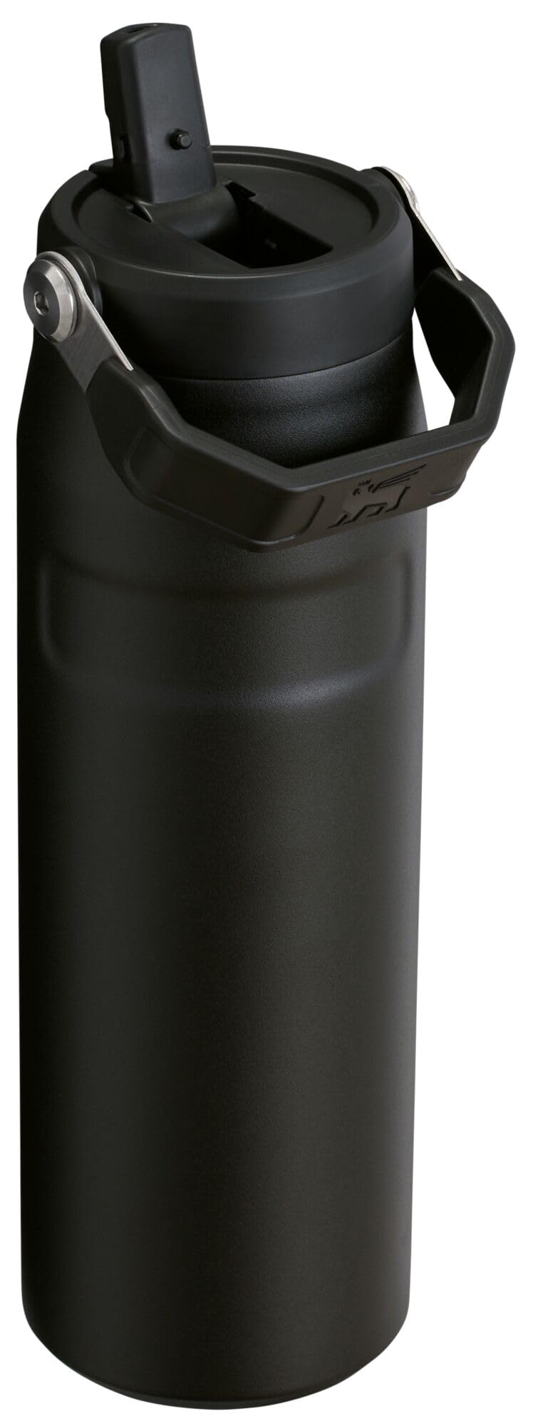 IceFlow Flip Straw 2.0 Bottle (Black / 24 Ounces)