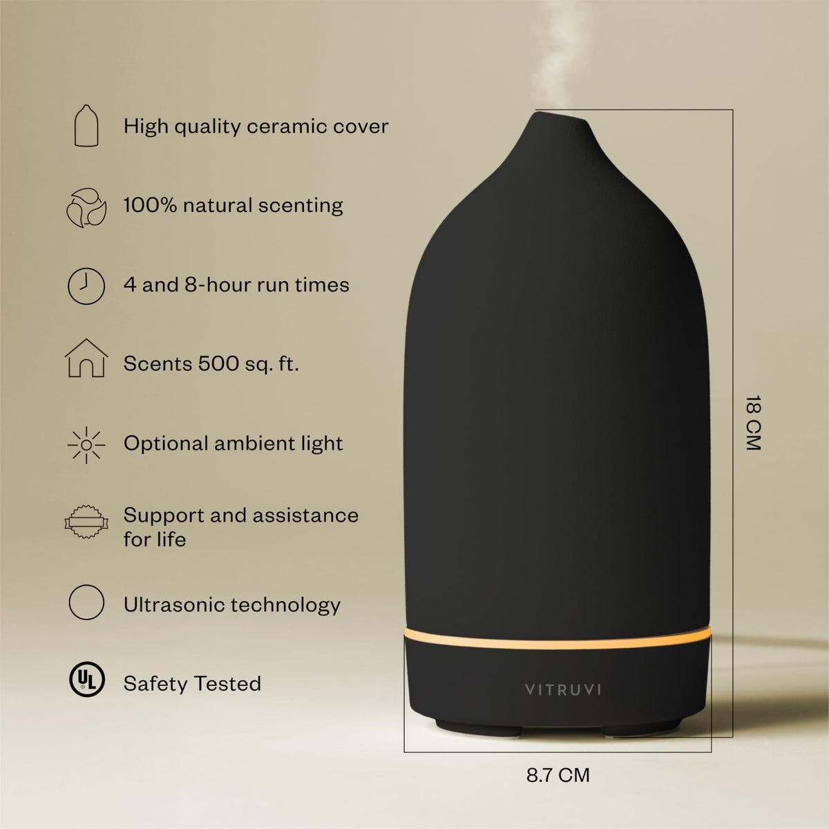 Stone Diffuser (Black)