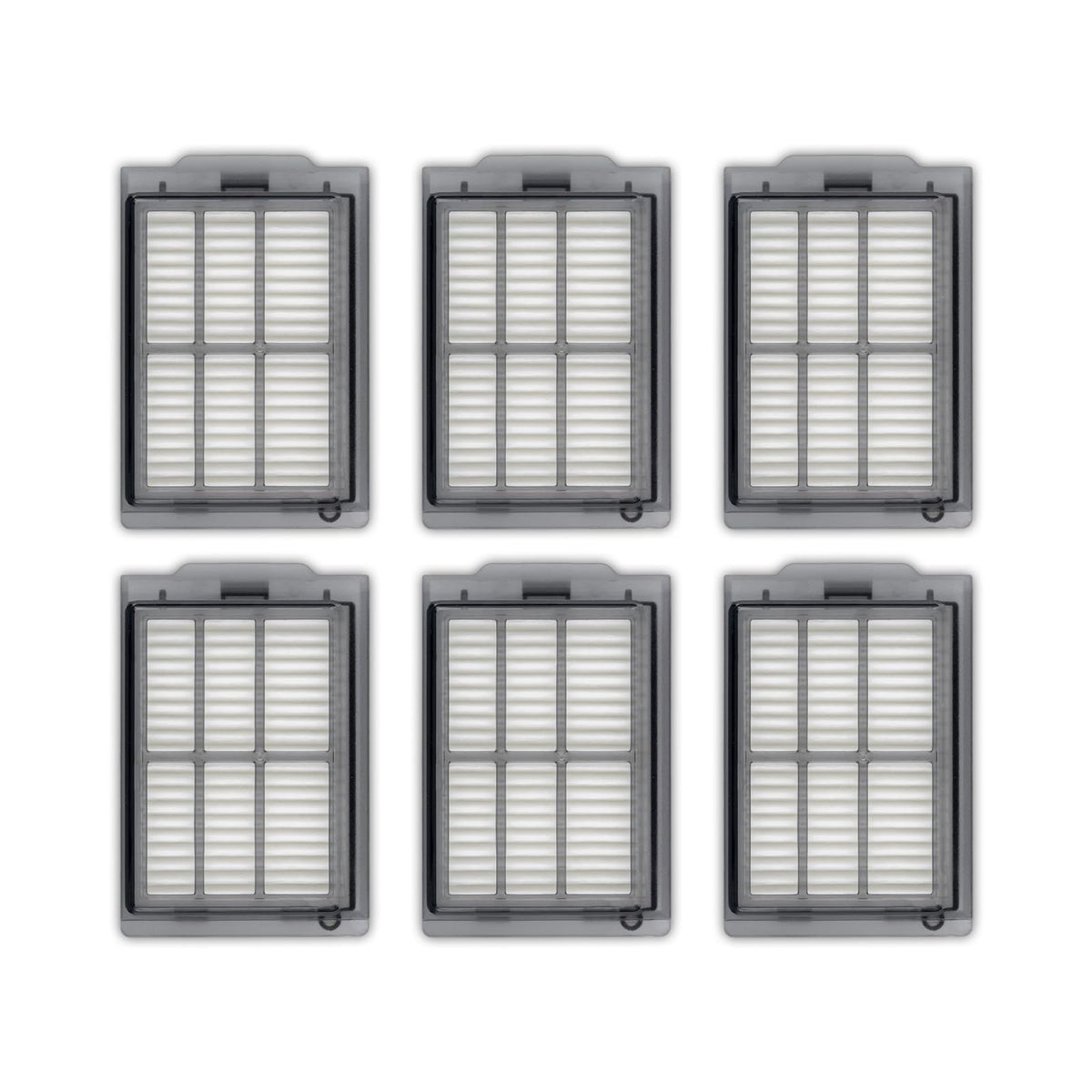 6 Pack) Roomba Plus 505 Combo Replacement HEPA Filters for iRobot Roomba Plus 505 Combo, 505X Combo, Plus 405 Combo, Plus 506/507 Combo Vacuum Filters, Upright Filter, Canister Filter