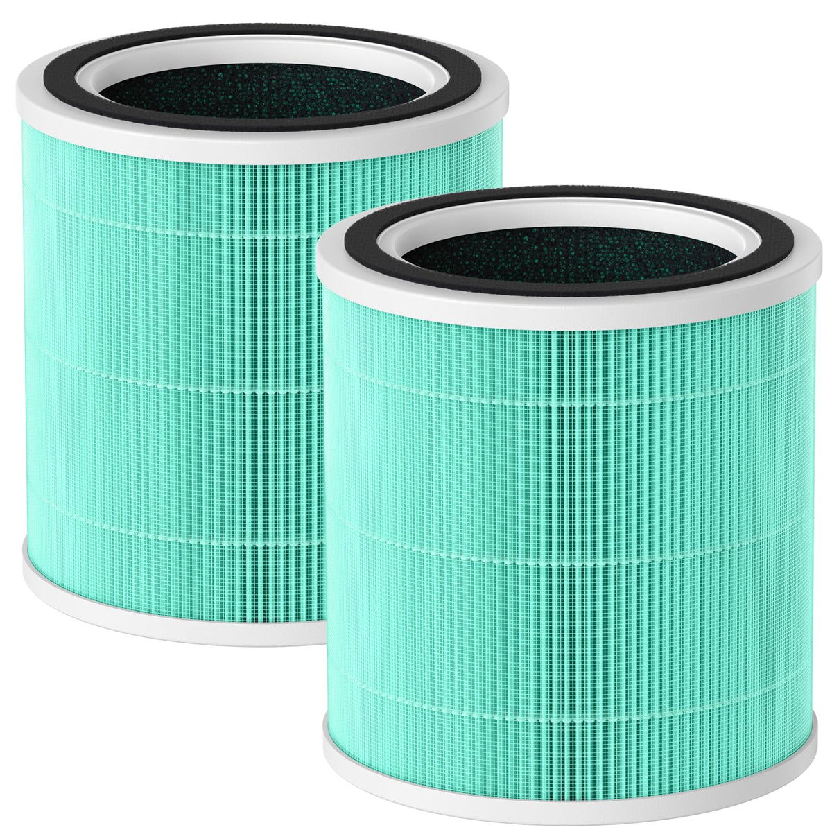 2 Pack AC400 Replacement Filter for Purivortex AC400 Air Purifier (Green, 2 Pack)
