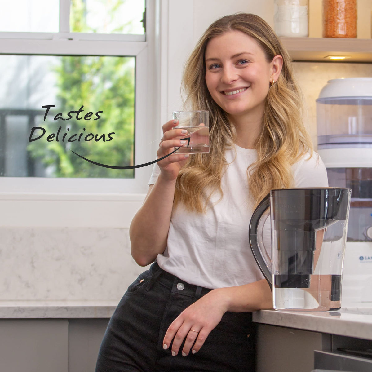 Single Replacement MINA Alkaline Water Filter by Santevia (Standard Single)