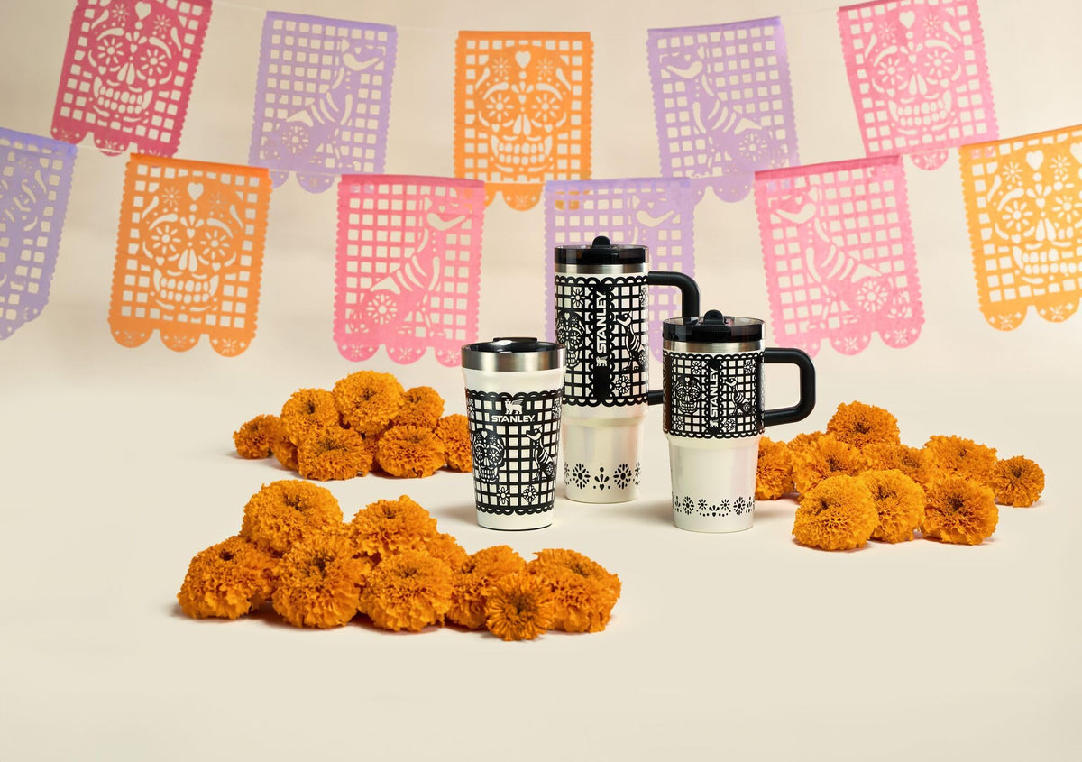 Quencher ProTour Flipstraw Tumbler (20 Ounces / Salt Papel Picado)