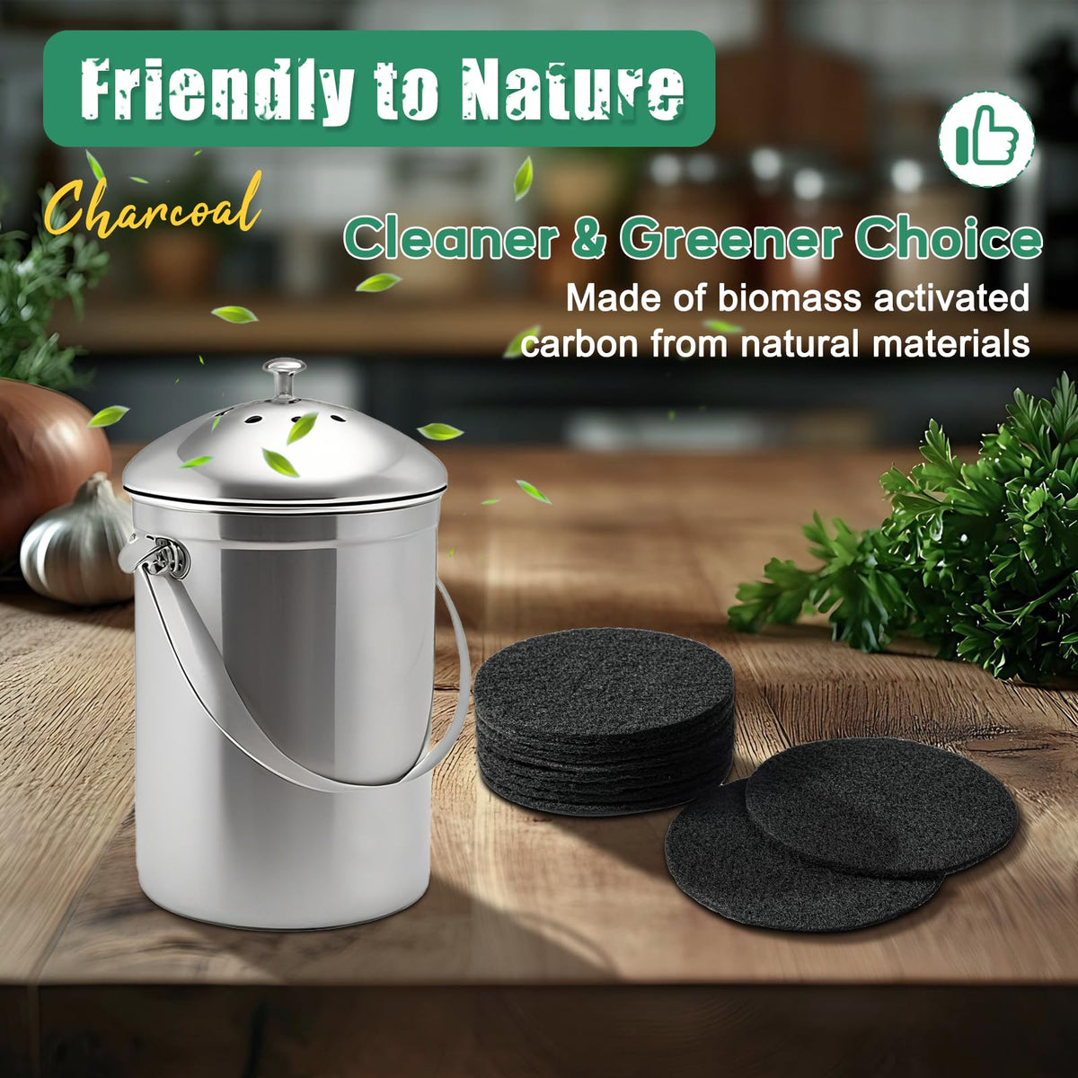 6.7 Inch Charcoal Filters 10 (10 Pack)