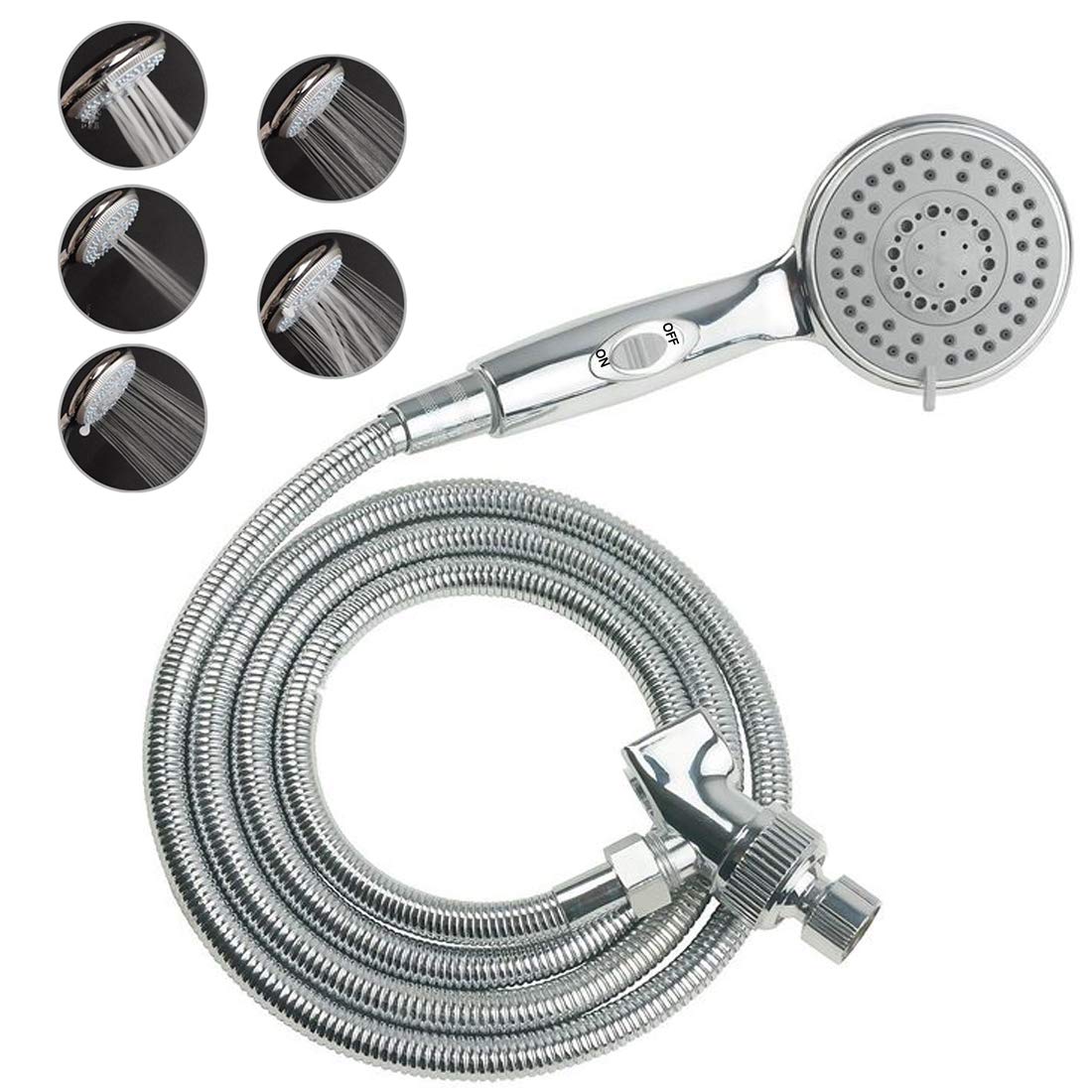 Handheld Shower Head with On