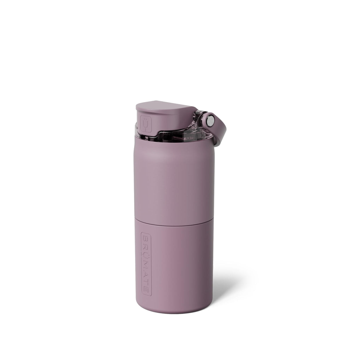 Rise 18oz Water Bottle with Covered Silicone Straw (Lilac Dusk / 18 Ounces)