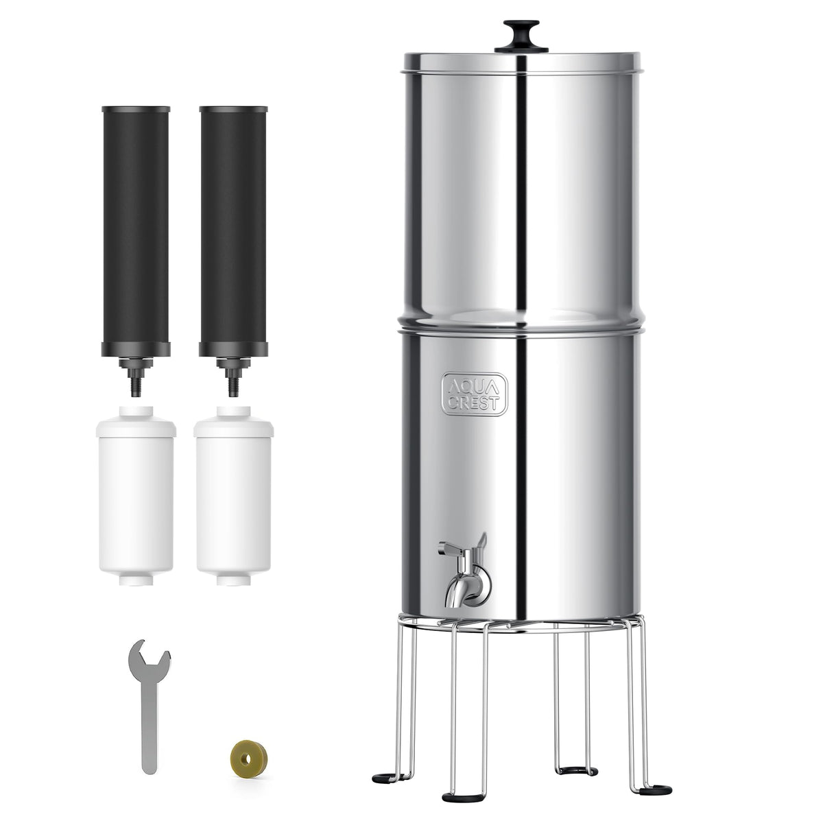 TN-A-FS Gravity Water Filter System, NSF/ANSI 42&372 Certified (Upgraded Water Filter System)