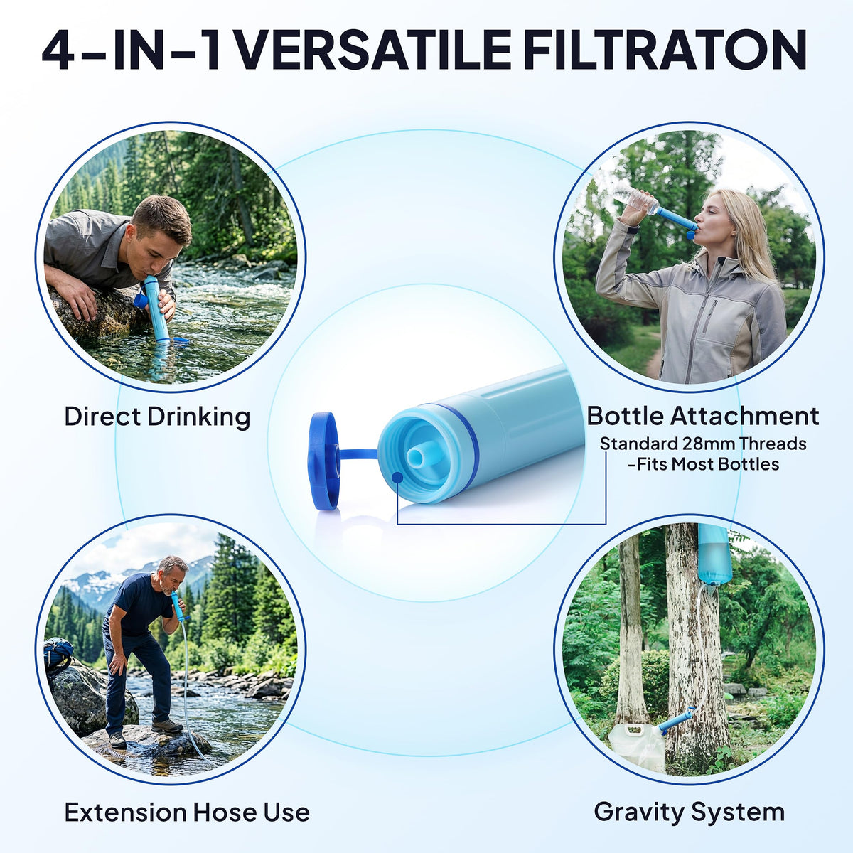 Portable Water Filter Straw