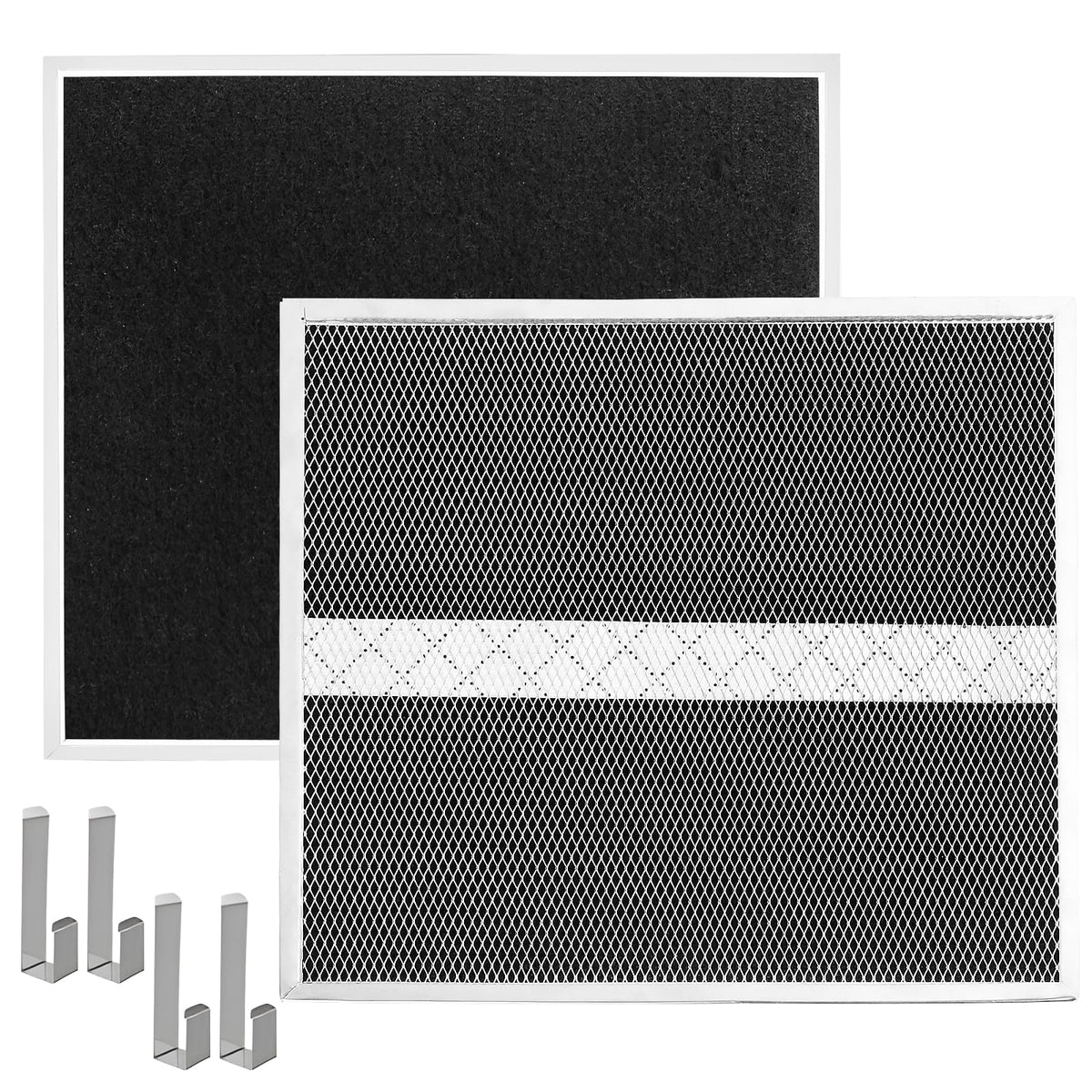 S97020466 HPF30 Replacement Charcoal Filter ((97020466 Pack 2) 14.65"L x 12.91"W)